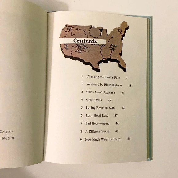 Vintage 1961 Whitman Learn About Books Rivers What  They Do and Our Earth - Picture 7 of 16